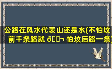 公路在风水代表山还是水(不怕坟前千条路就 🐬 怕坟后路一条)